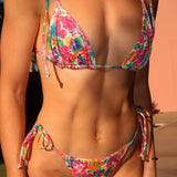 la cabane side tie bikini bottom